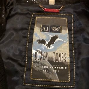 Armani Jeans Genuine Leather Jacket 